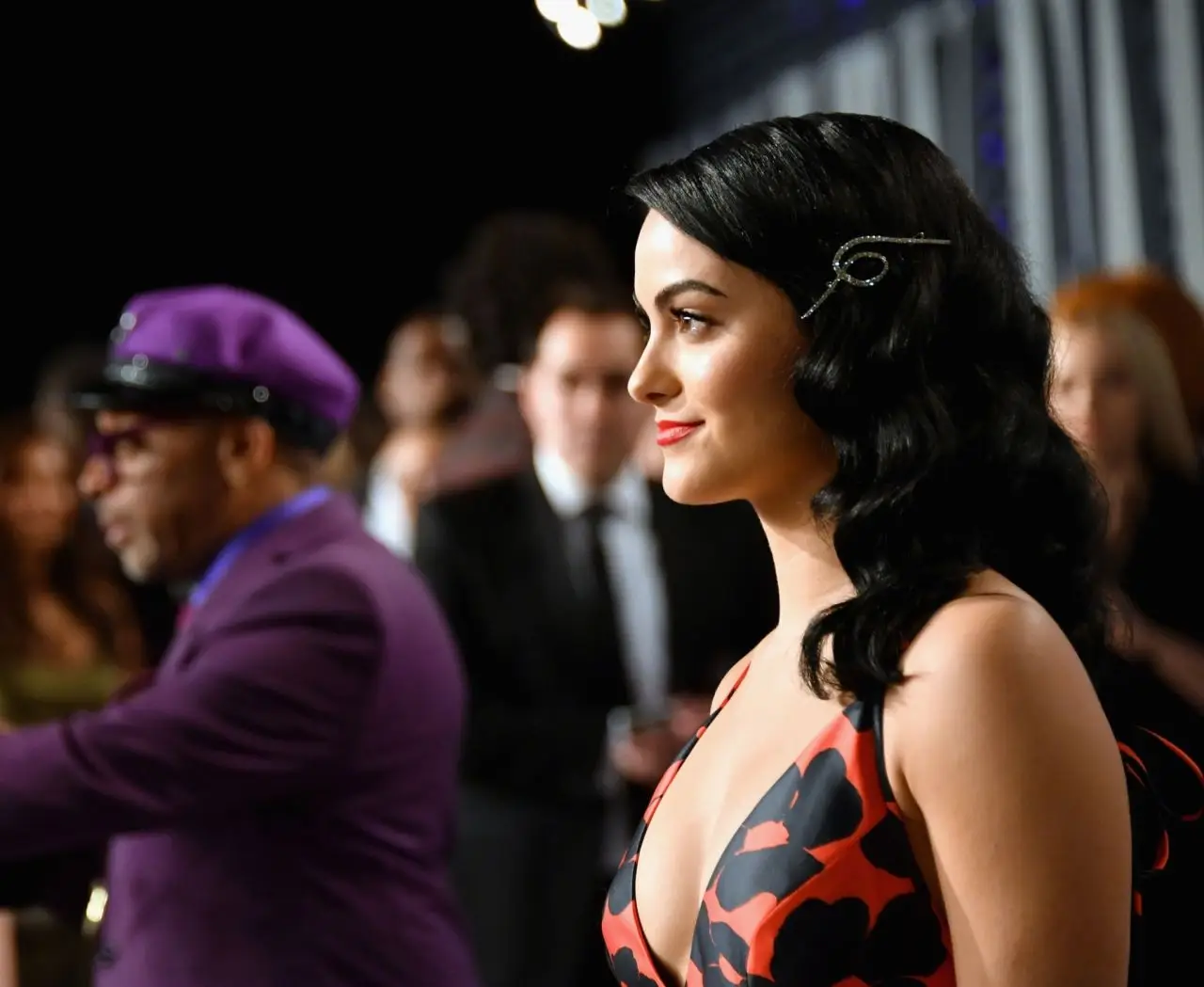 Camila Mendes at 2019 Vanity Fair Oscar Party at the Wallis Annenberg Center10